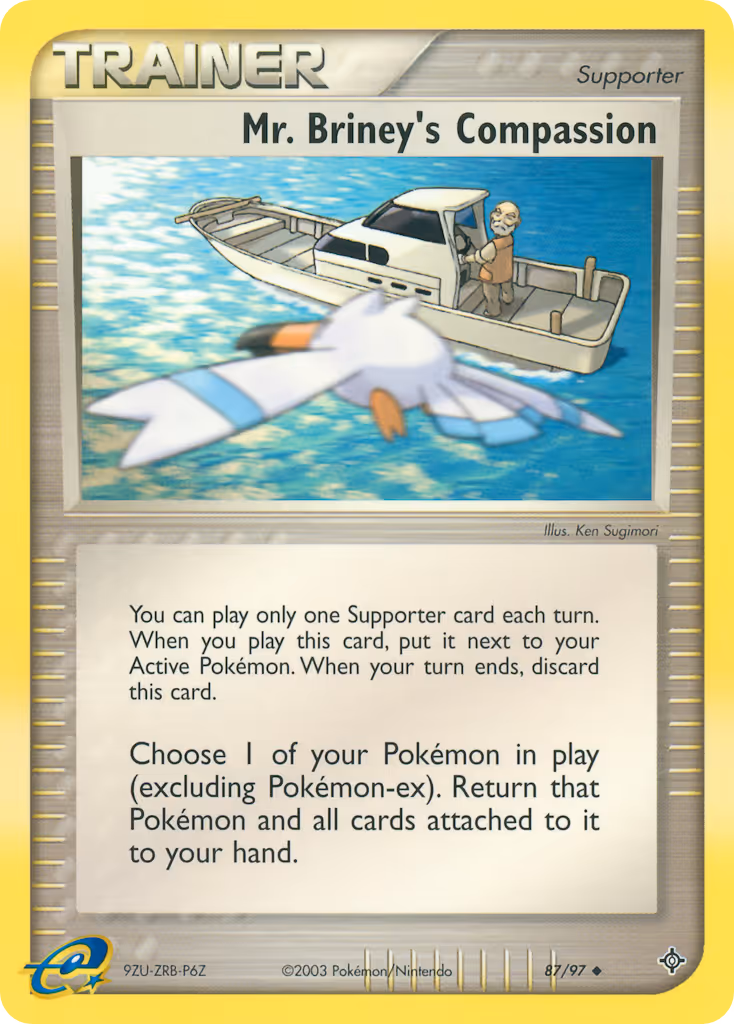Mr. Briney's Compassion 87/97 Pokemon card