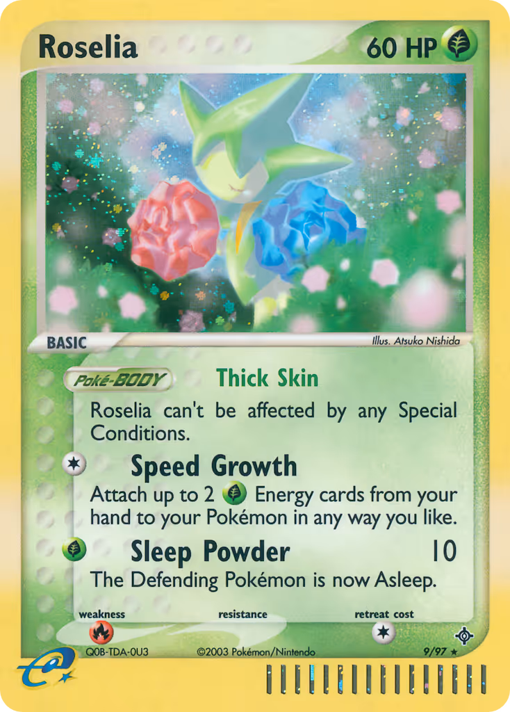 Roselia 9/97 Pokemon card
