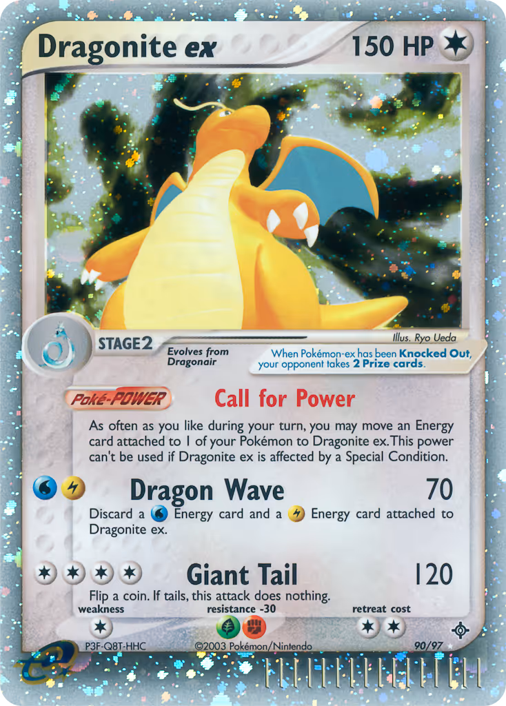 Dragonite ex 90/97 Pokemon card