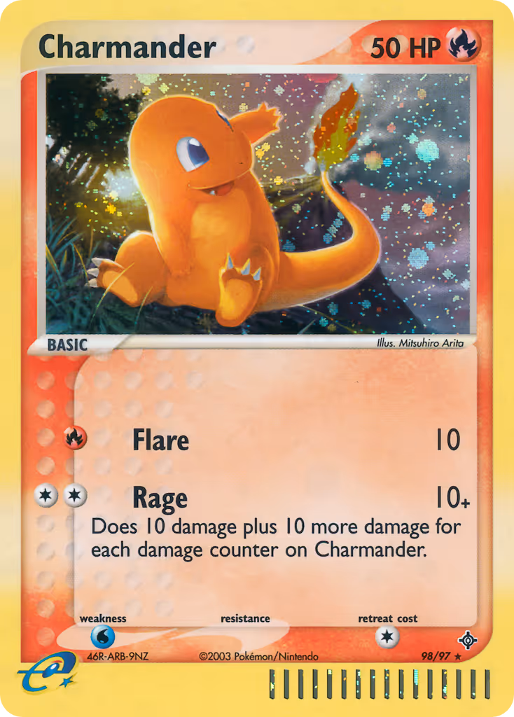 Charmander 98/97 Pokemon card