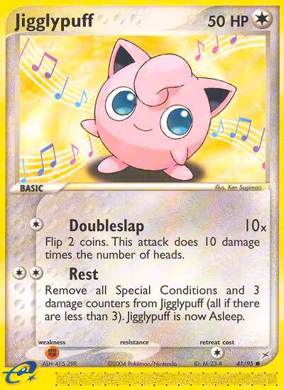 Jigglypuff 41/95 Pokemon card