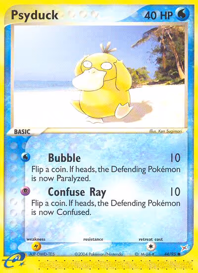 Psyduck 44/95 Pokemon card