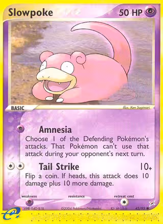Slowpoke 45/95 Pokemon card