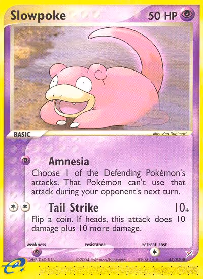 Slowpoke 45/95 Pokemon card