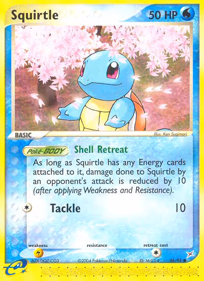 Squirtle 46/95 Pokemon card