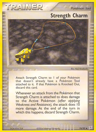 Strength Charm 74/95 Pokemon card