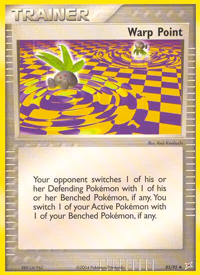 Warp Point 85/95 Pokemon card