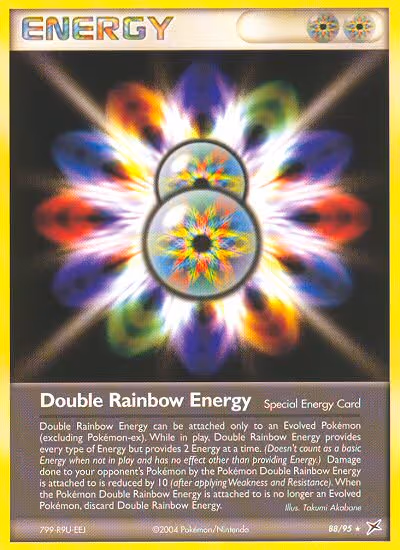 Double Rainbow Energy 88/95 Pokemon card
