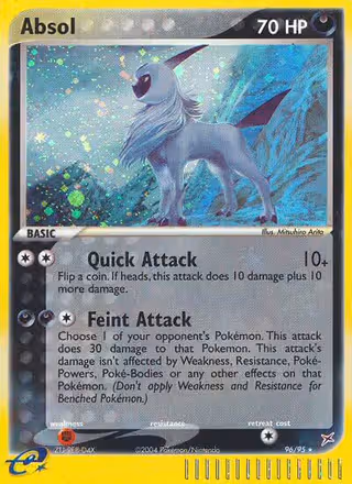 Absol 96/95 Pokemon card