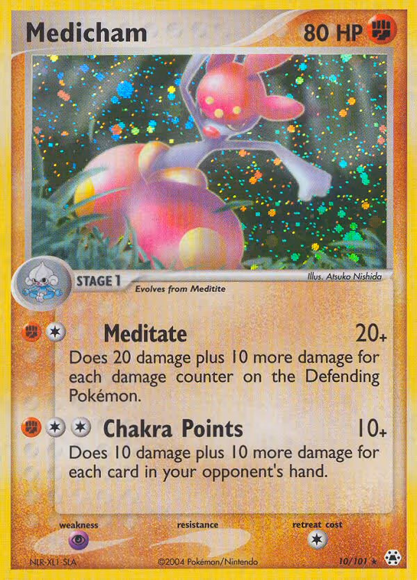Medicham 10/101 Pokemon card