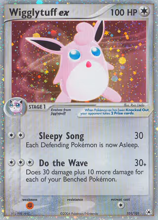 Wigglytuff ex 101/101 Pokemon card