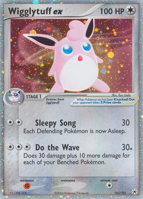 Wigglytuff ex 101/101 Pokemon card