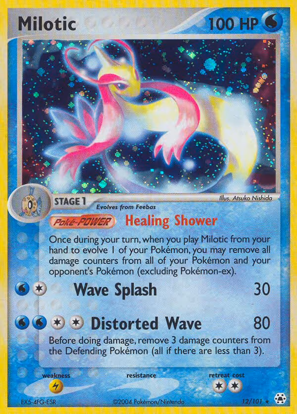 Milotic 12/101 Pokemon card