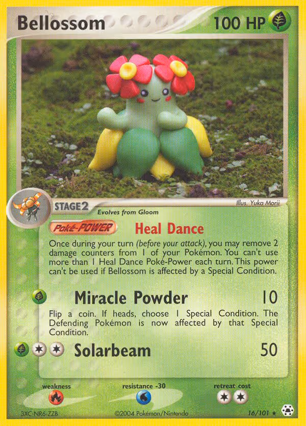 Bellossom 16/101 Pokemon card