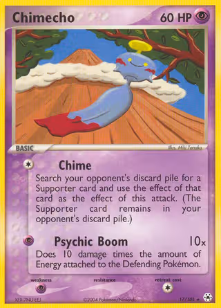 Chimecho 17/101 Pokemon card