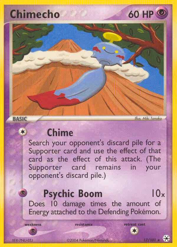Chimecho 17/101 Pokemon card
