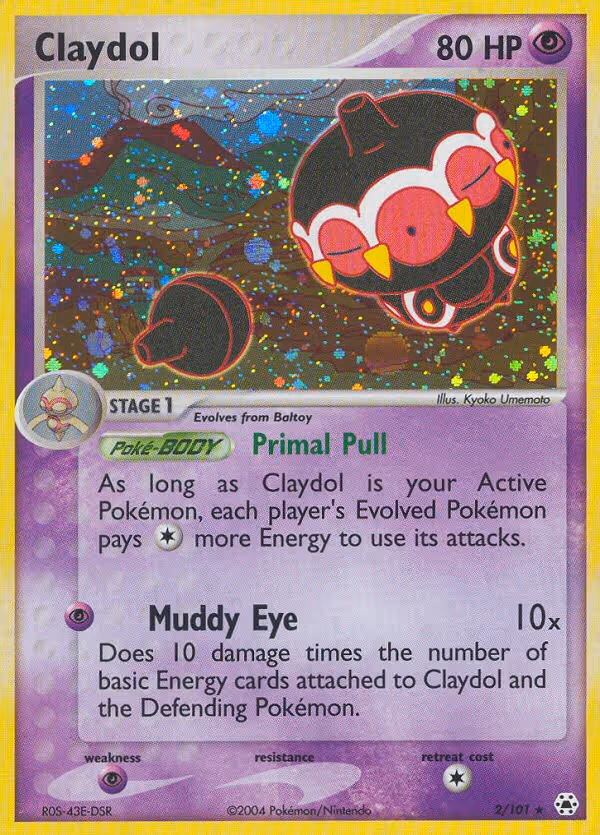 Claydol 2/101 Pokemon card