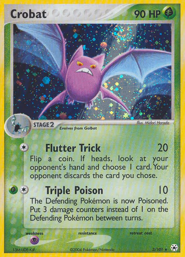 Crobat 3/101 Pokemon card