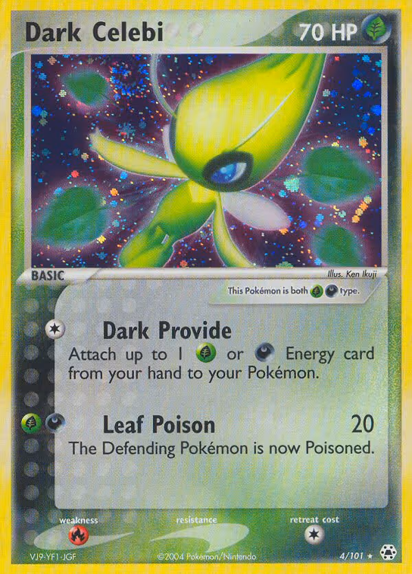 Dark Celebi 4/101 Pokemon card