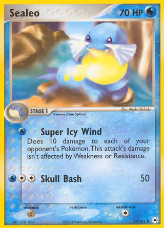 Sealeo 47/101 Pokemon card