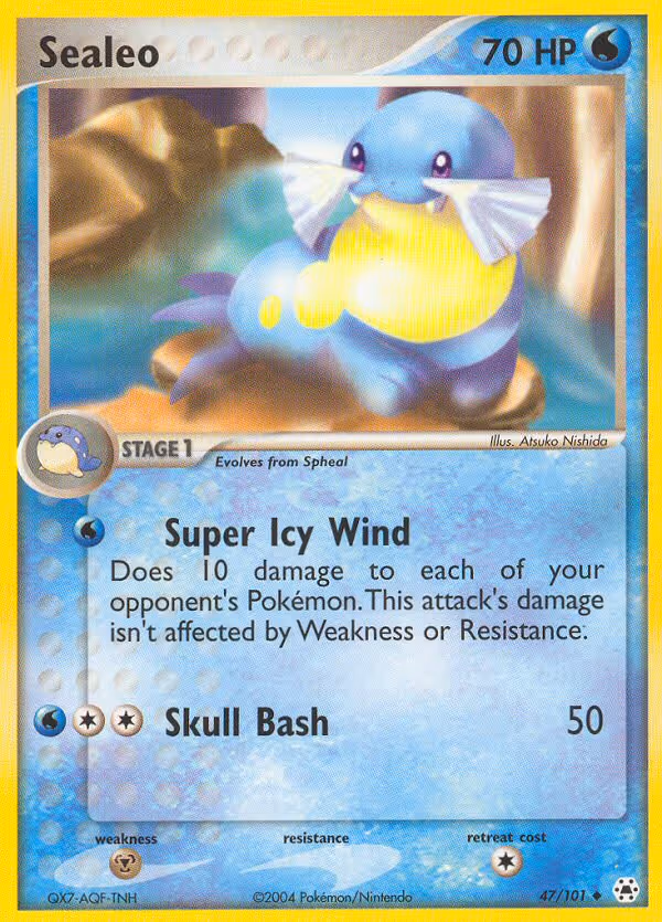 Sealeo 47/101 Pokemon card