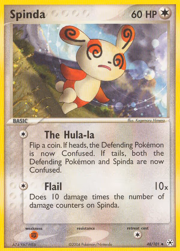Spinda 48/101 Pokemon card