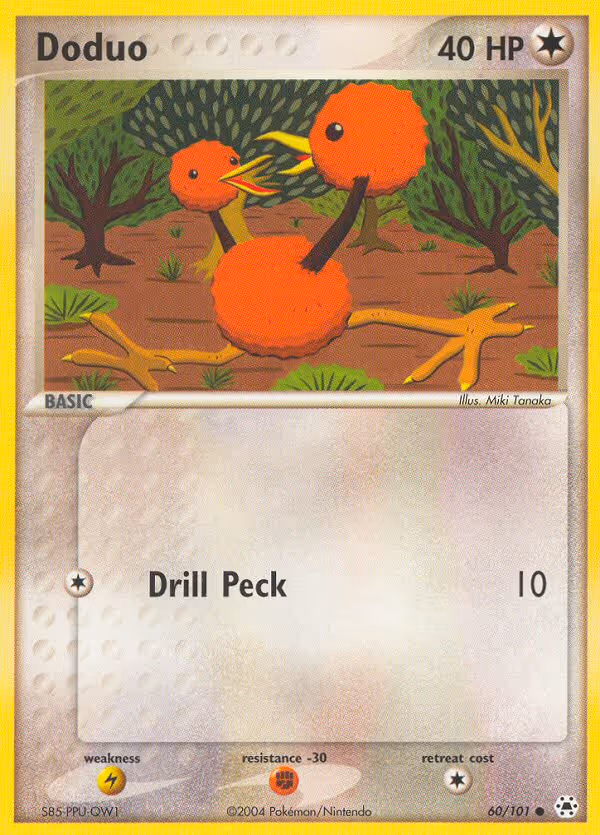 Doduo 60/101 Pokemon card