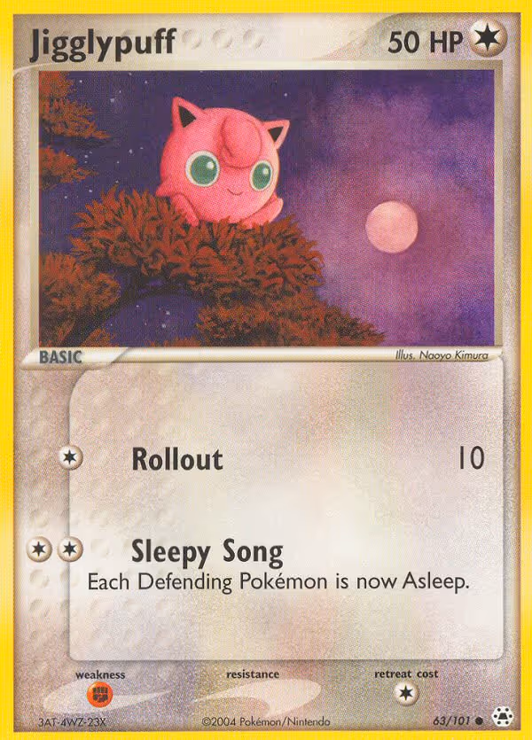 Jigglypuff 63/101 Pokemon card