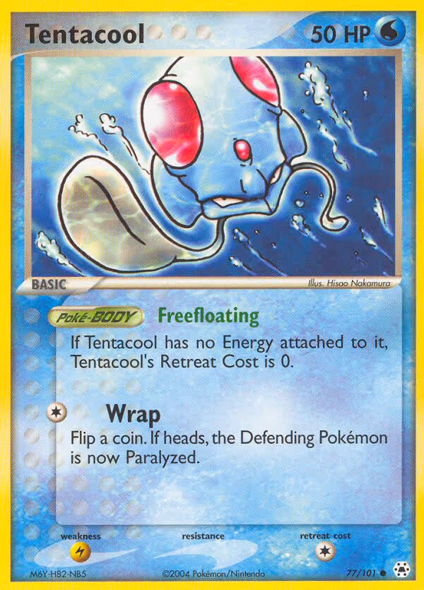 Tentacool 77/101 Pokemon card