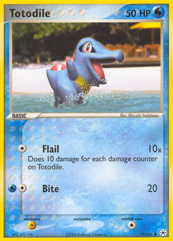 Totodile 79/101 Pokemon card