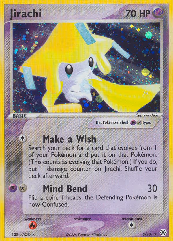 Jirachi 8/101 Pokemon card