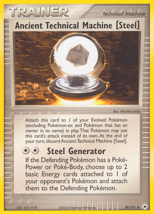 Ancient Technical Machine (Steel) 86/101 Pokemon card