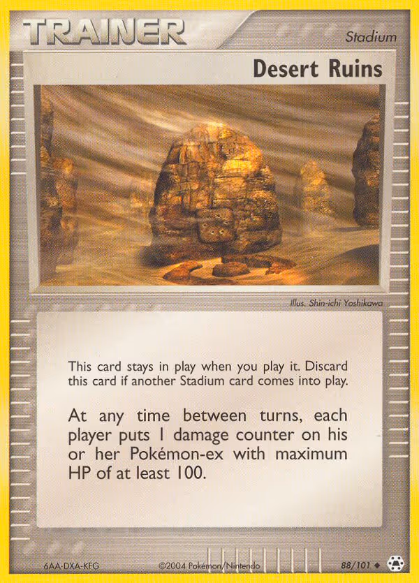 Desert Ruins 88/101 Pokemon card