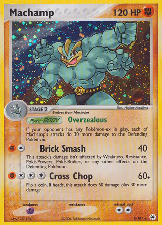 Machamp 9/101 Pokemon card