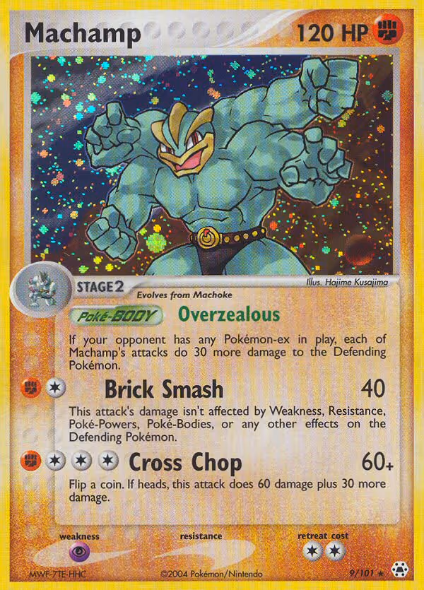 Machamp 9/101 Pokemon card
