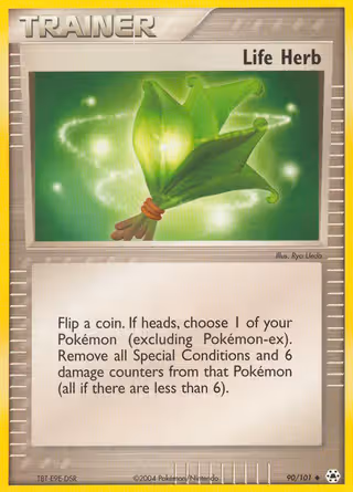 Life Herb 90/101 Pokemon card