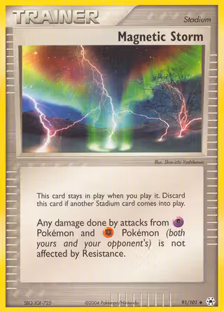 Magnetic Storm 91/101 Pokemon card