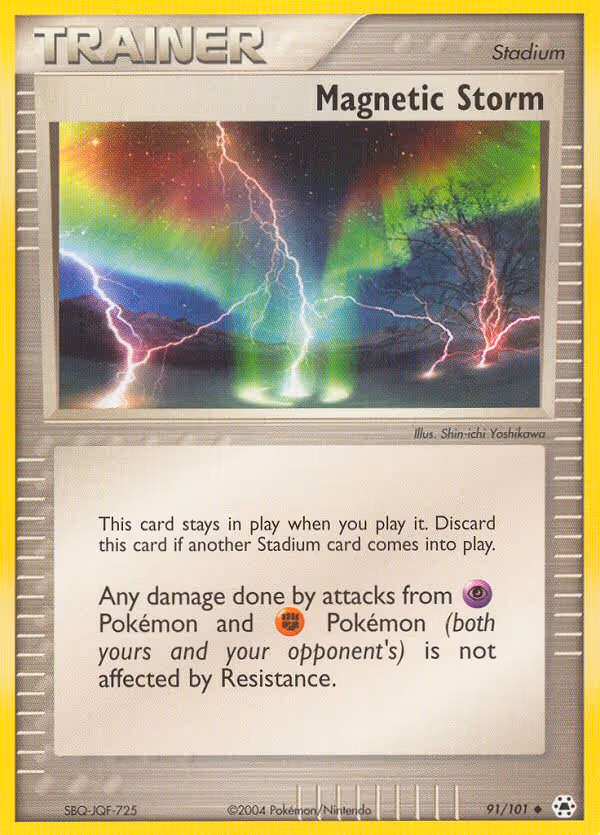 Magnetic Storm 91/101 Pokemon card