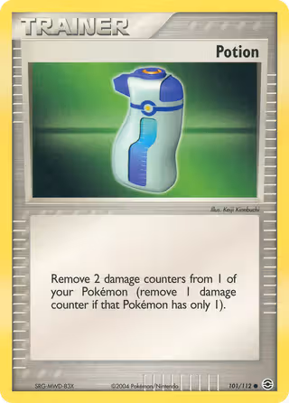 Potion 101/112 Pokemon card