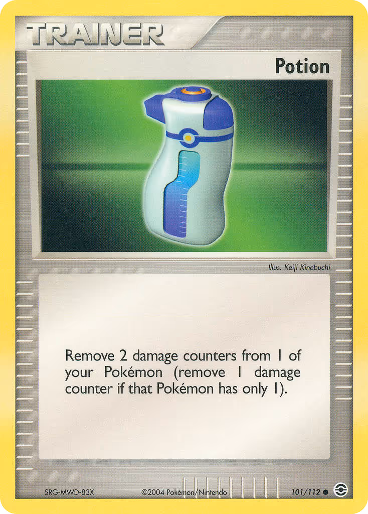 Potion 101/112 Pokemon card