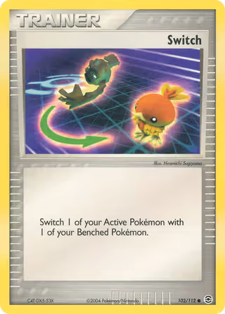 Switch 102/112 Pokemon card