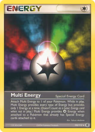 Multi Energy 103/112 Pokemon card