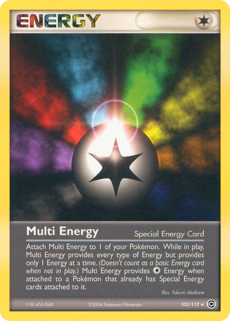 Multi Energy 103/112 Pokemon card