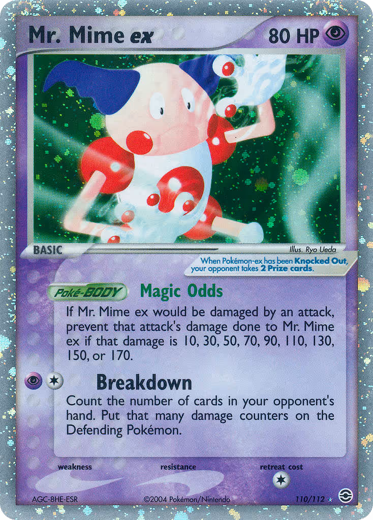Mr. Mime ex 110/112 Pokemon card