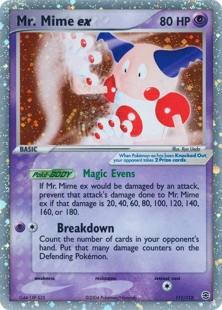 Mr. Mime ex 111/112 Pokemon card