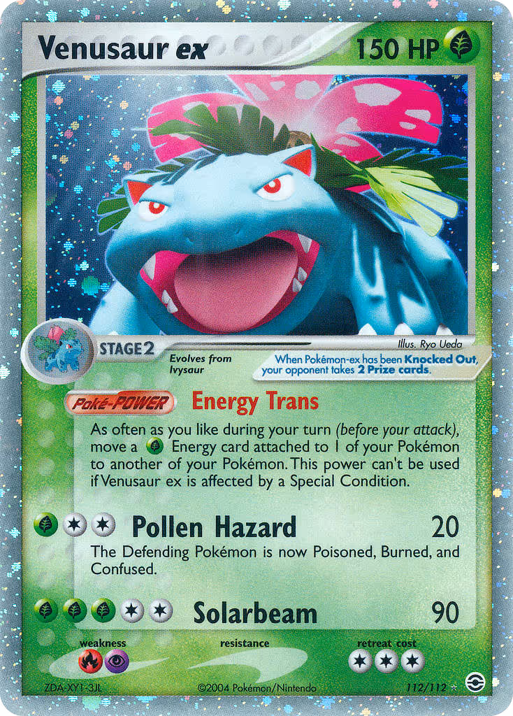 Venusaur ex 112/112 Pokemon card