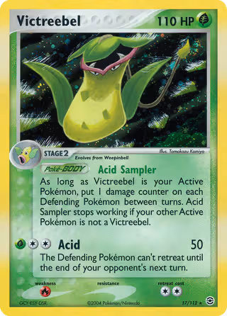 Victreebel 17/112 Pokemon card