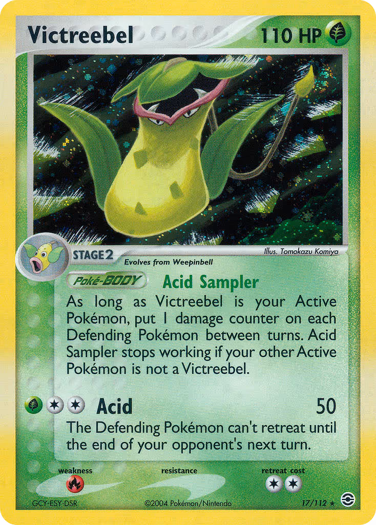 Victreebel 17/112 Pokemon card