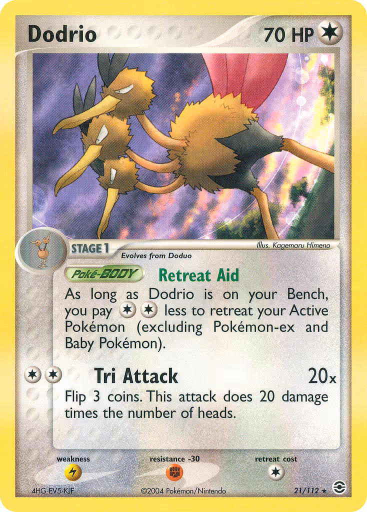 Dodrio 21/112 Pokemon card