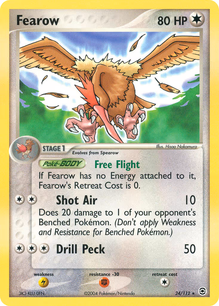 Fearow 24/112 Pokemon card